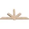 Ekena Millwork Kennewick Smooth Timber Gable Bracket, Douglas Fir, 72"W x 36"H x 3 1/2"D x 5 1/2"F, 12/12 Pitch GBW072X36X0406KEN00SDF - alternate 4